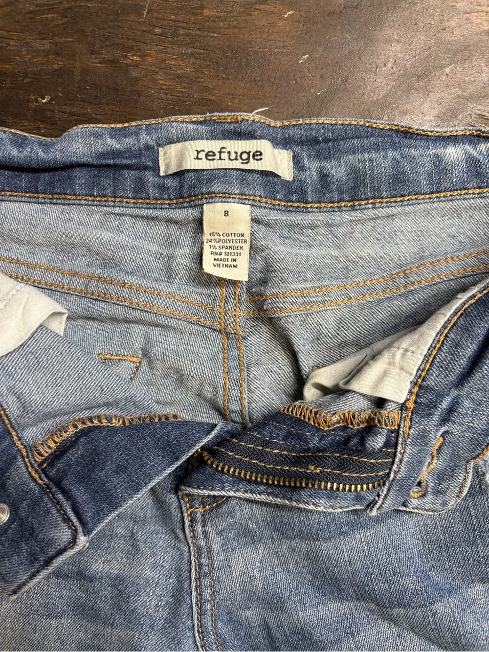 refuge Light Blue Denim Jeans